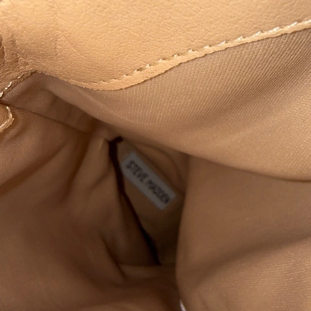 Steve Madden Lassy Denim Cowboy Boot Frayed Hem Western Festival | Size 5M - Picture 16 of 16